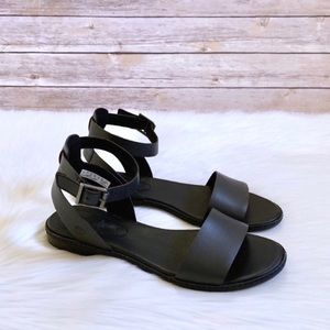 Timberland Cherrybrook Black Leather Sandals